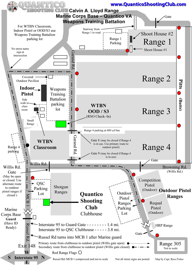 Ranges Range Map | Quantico Shooting Club